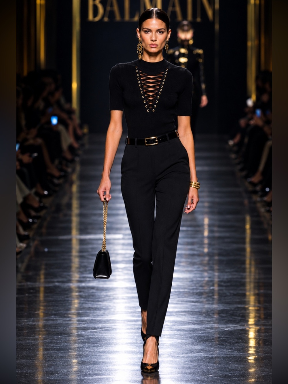 Balmain Paris Ribbed Sweater - Picture 3 of 8